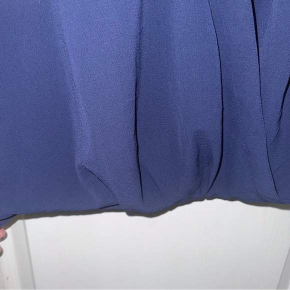 Blue Rain Women's Deep Blue Cold Shoulder Blouse - Picture 10 of 10